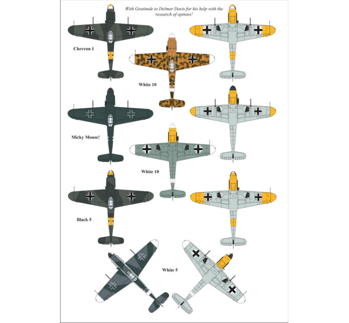 Декаль Bf 109 G-2 1/32 AIMS 32D029