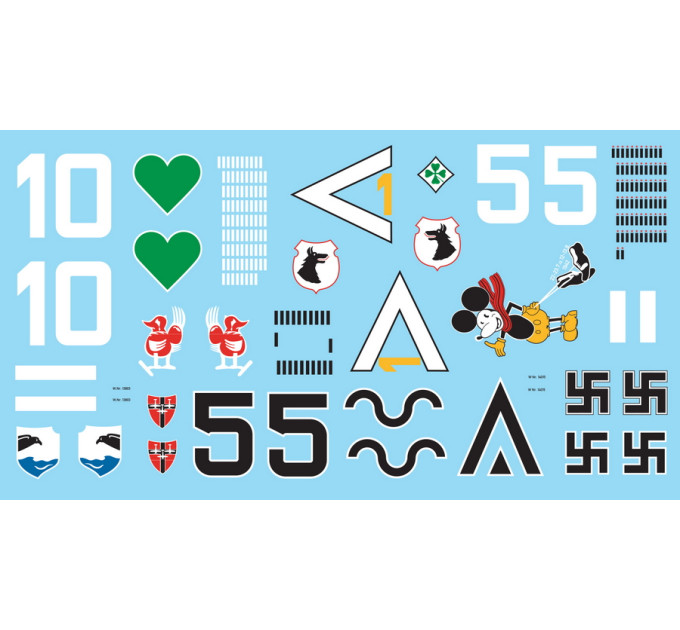 Декаль Bf 109 G-2 1/32 AIMS 32D029