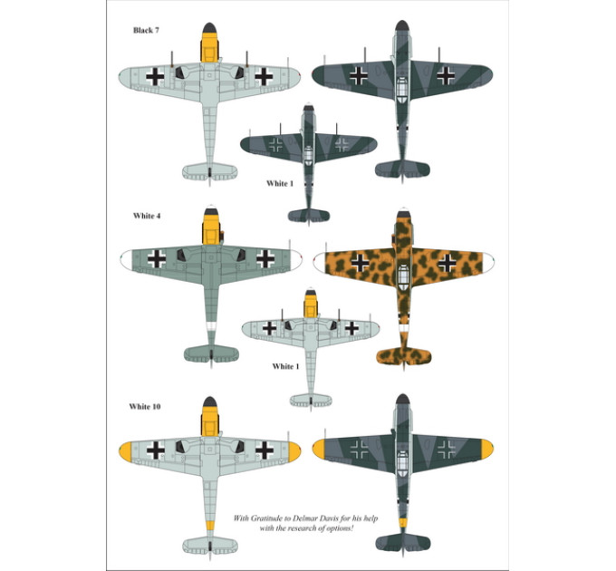 Декаль Bf 109 G-4 1/32 AIMS 32D030