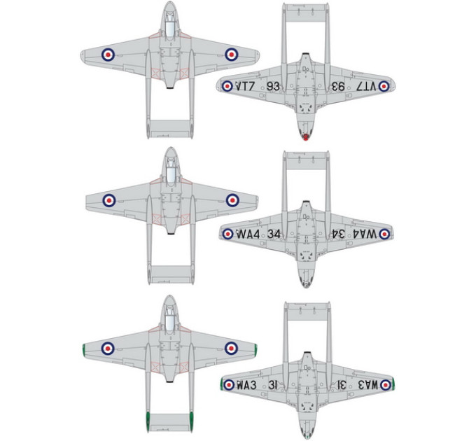 Декаль DH Vampire 1/32 AIMS 32D036