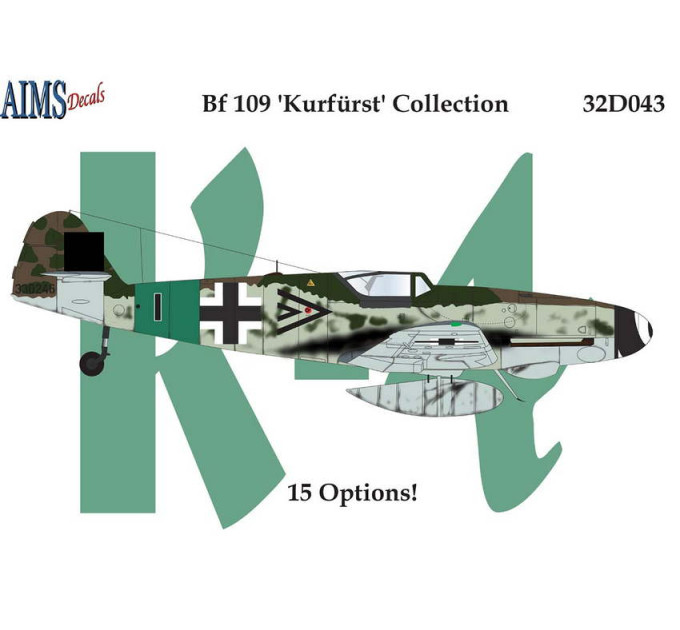 Декаль Bf 109K-4 1/32 AIMS 32D043