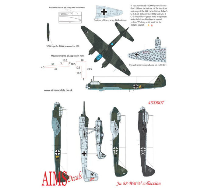 Ju88 з двигуном BMW 801 1/48