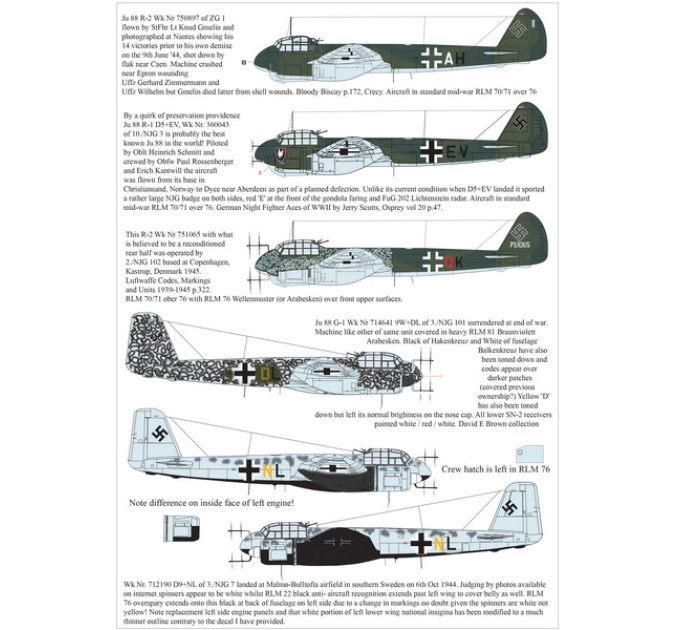 Ju88 з двигуном BMW 801 1/48