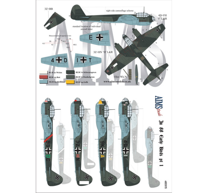 Ju 88 ранние версии 1/48