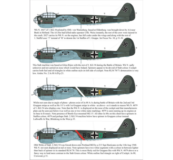 Ju 88 ранние версии 1/48
