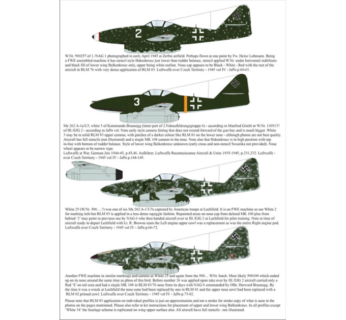  Me 262 A-1a/U3 1/48