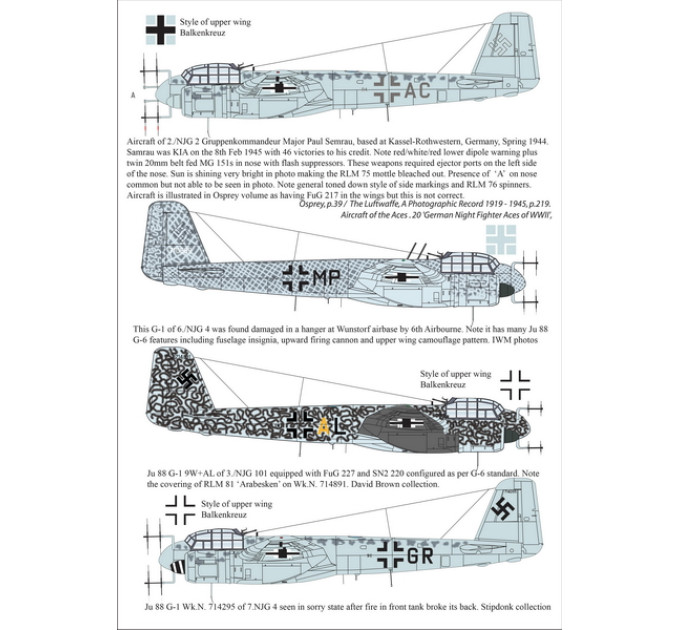 Колекція Ju 88 G-1 1/48