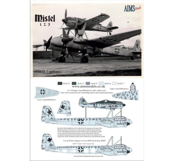 Mistel 1, 2, 3 1/48