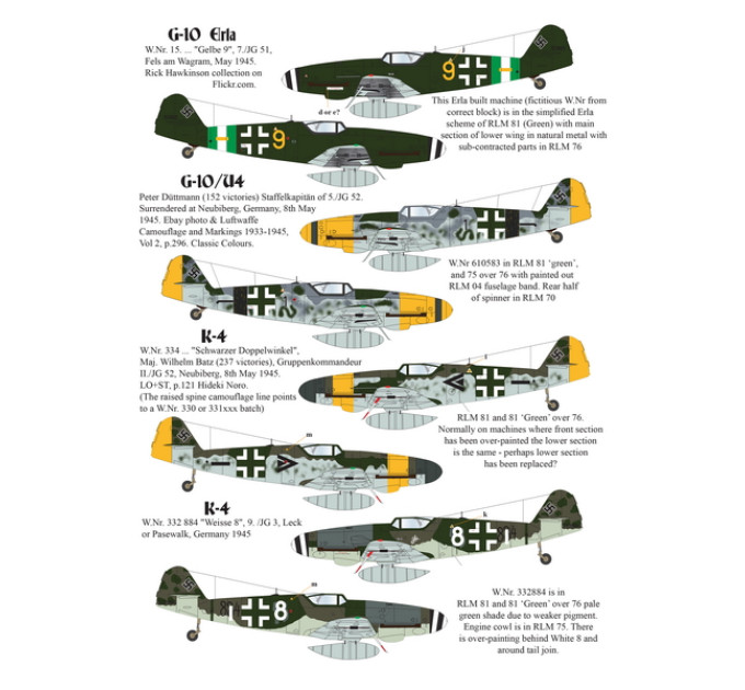 Late War 109s 1/48