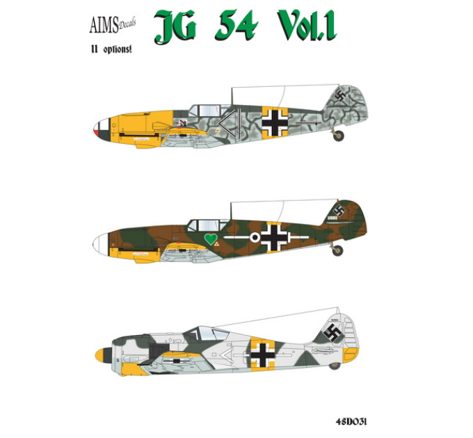 Ескадрилья JG 54 «Grünherz» 1/48