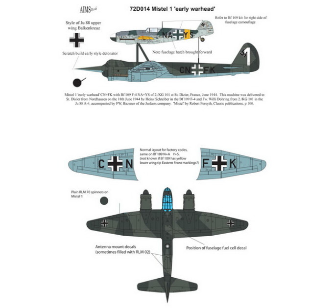 Ju 88 Mistel 1 1/72