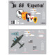 Декаль Ju-88 Experten 1/72 AIMS 72D021