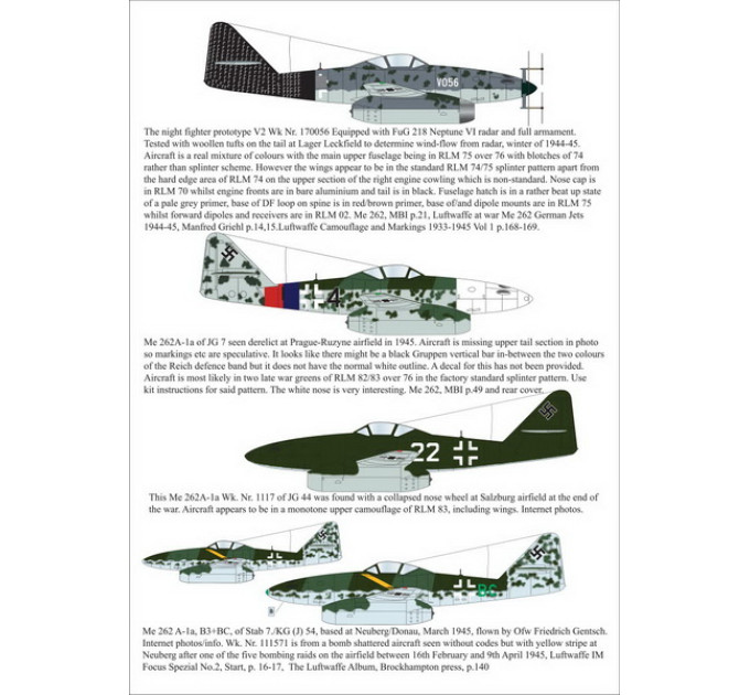 Me 262 колекція1/72