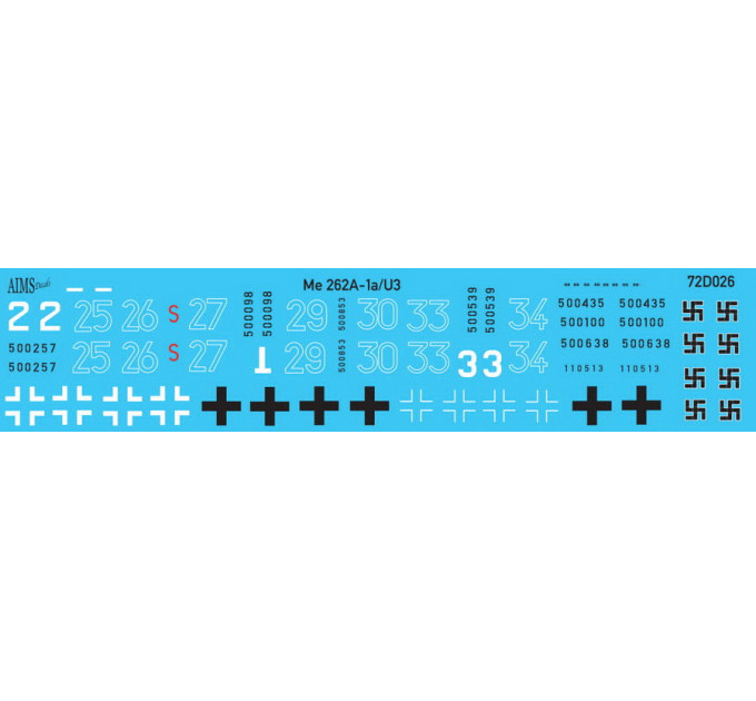 Me 262 A-1a/U3 1/72
