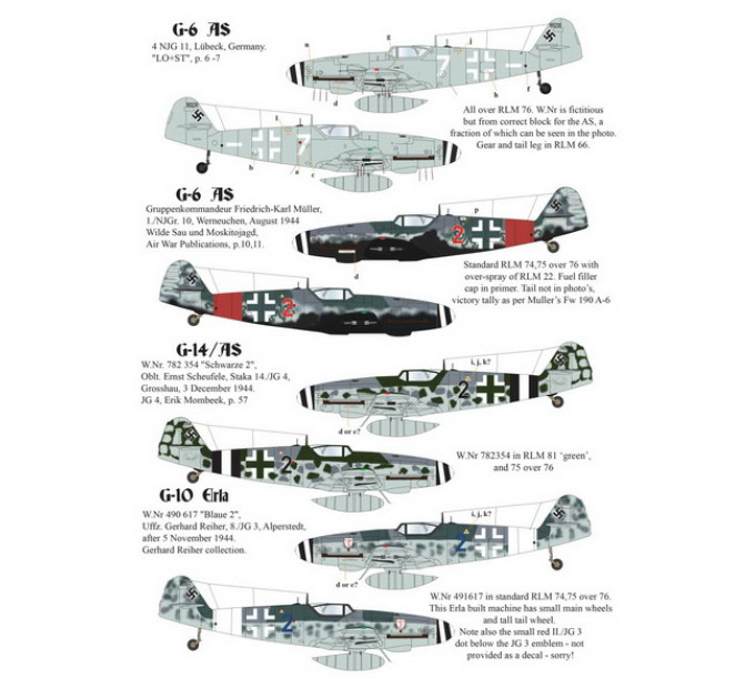 Bf-109 наприкінці WWII 1/72