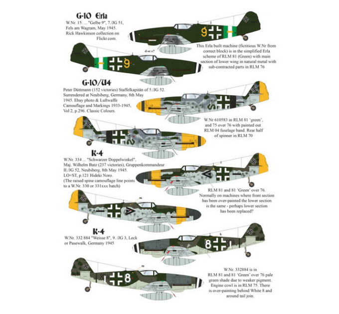 Bf-109 наприкінці WWII 1/72