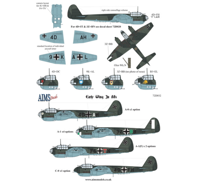 Ранне маркування Ju 88 1/72