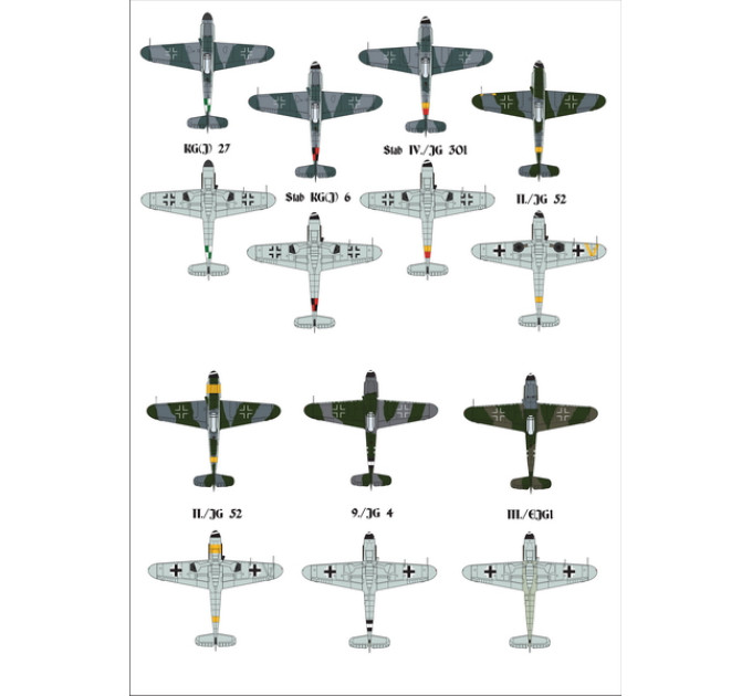 Пізні Bf 109 1/72
