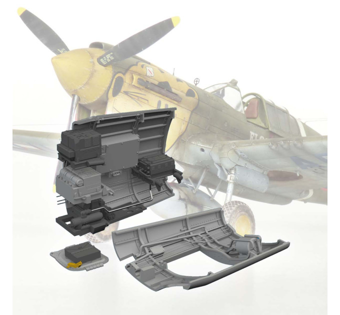 Радіовідсік P-40E 1/48 Eduard 6481066