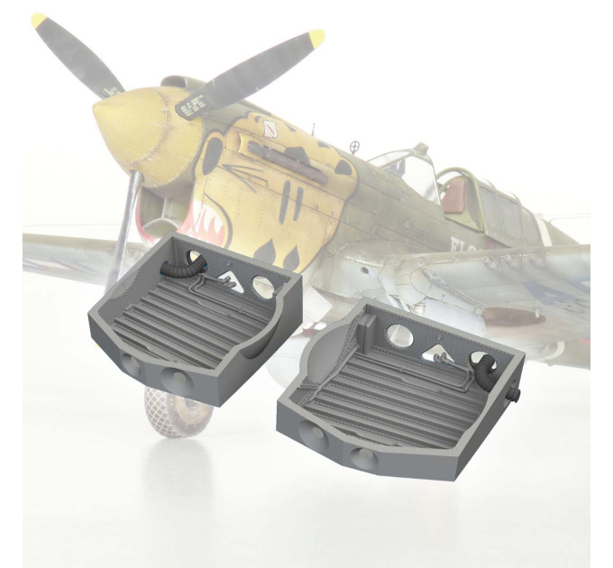 Колісні відсіки P-40 1/48 Eduard 6481067