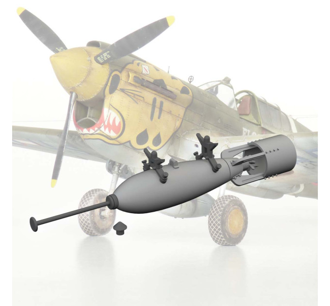 Британська бомба P-40 250lb Mk.2 ДРУК 1/48 Eduard 6481077