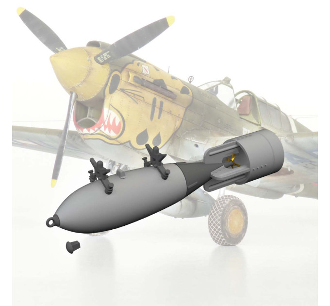 Британська бомба P-40 вагою 500 фунтів GP, ДРУК 1/48 Eduard 6481080