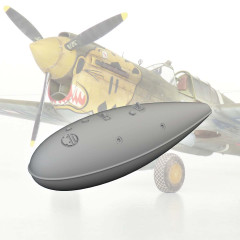 Бак скидний для P-40 75 галонів 1/48 Eduard 6481084