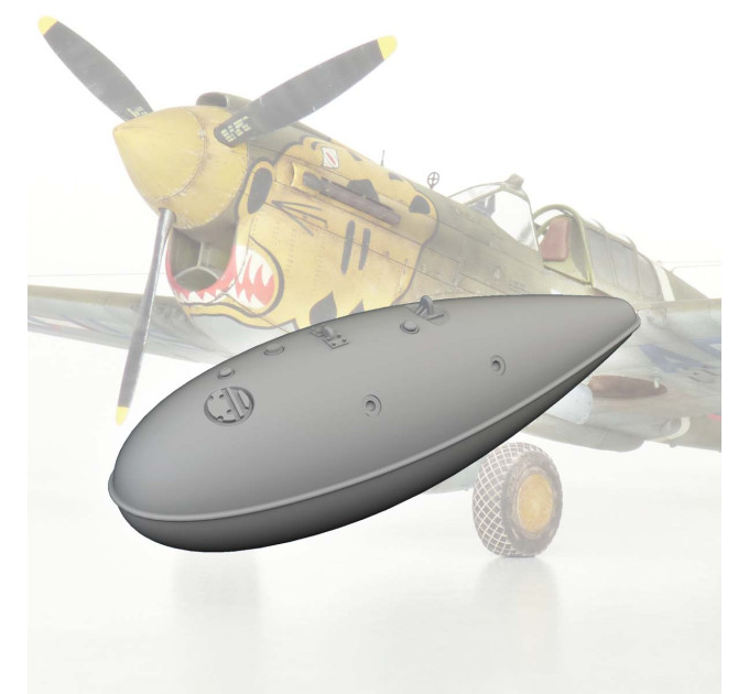 Бак скидний для P-40 75 галонів 1/48 Eduard 6481084