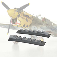 Заокруглені вихлопні труби для P-40 ДРУК 1/48 Eduard 6481099