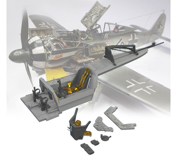 Кабіна пілота Fw 190A-6 ДРУК 1/48 Eduard 6481101