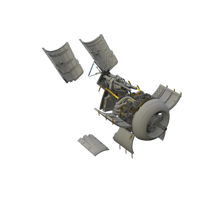 Двигун та фюзеляжні гармати Fw 190A-6 1/48 Eduard 6481102