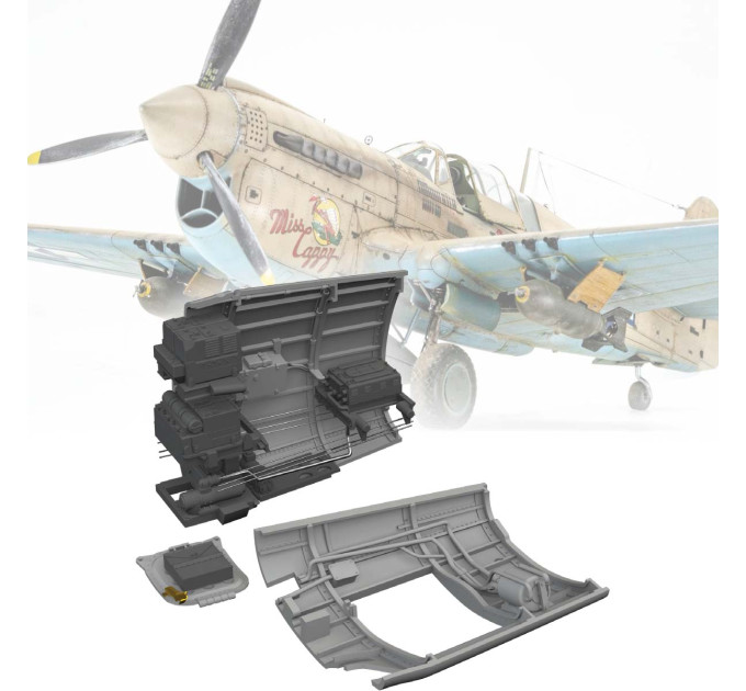 Радіовідсік P-40N ДРУК 1/48 Eduard 6481133
