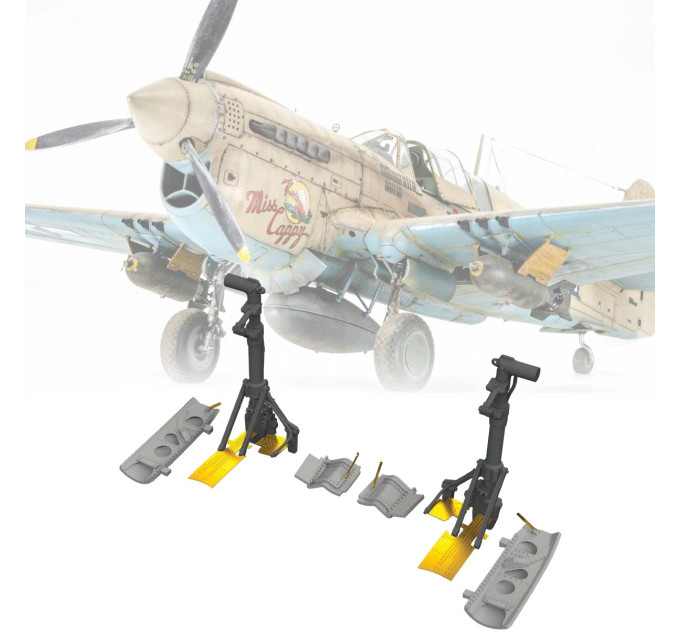 Стійки шасі P-40N ДРУК 1/48 Eduard 6481142