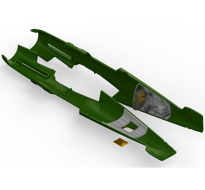 Bf 109F радиоотсек 1/48