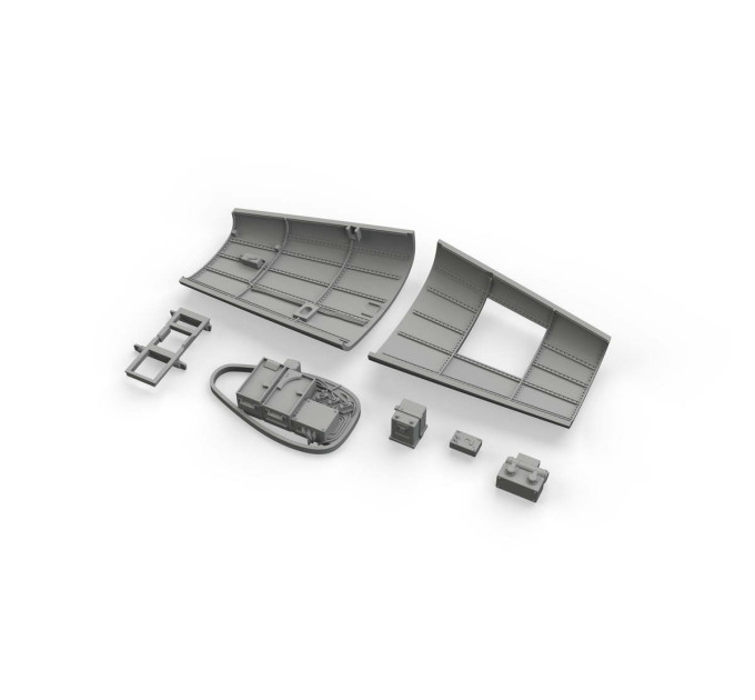Bf 109F радиоотсек 1/48