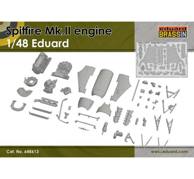 Spitfire Mk. II двигатель 1/48