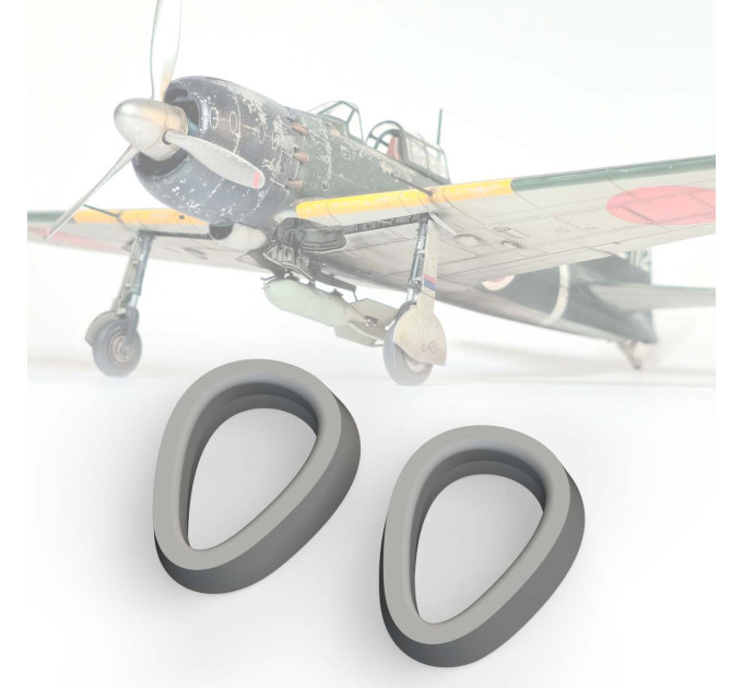 Вихлопні труби A6M3 ДРУК 1/48 Eduard 648801