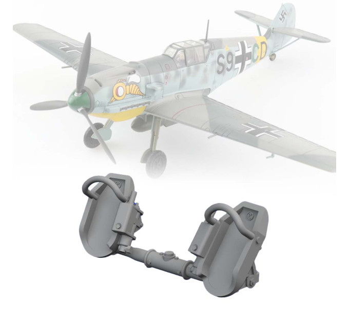 Педалі керма Bf 109E ранні ДРУК 1/72 Eduard 672319