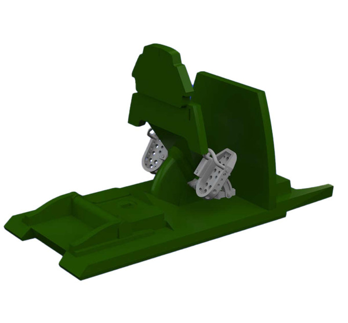 Педалі керма Bf 109E пізні ДРУК 1/72 Eduard 672320