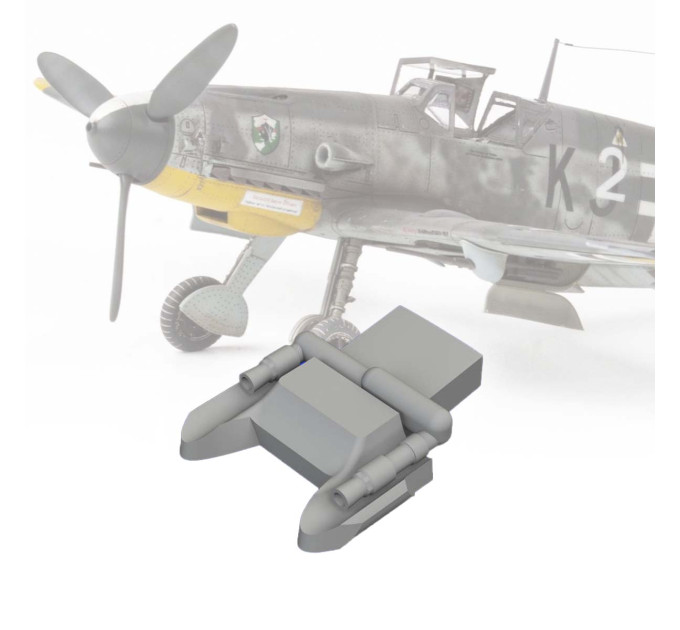 Стовбури Bf 109G-2/ G-4 ДРУК 1/72 Eduard 672339