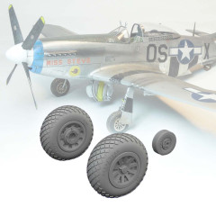 Колеса до P-51D ДРУК 1/72 Eduard 672366