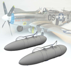 108-галонні підвісні баки P-51D ДРУК 1/72 Eduard 672374
