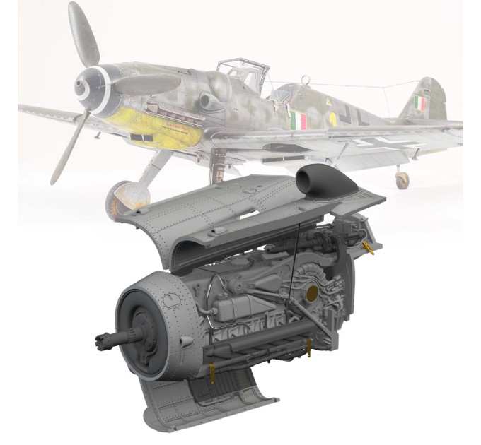 Двигун Bf 109G-10 WNF ДРУК 1/72 Eduard 672399