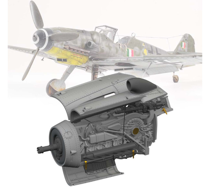 Двигун Bf 109G-10 Erla ДРУК 1/72 Eduard 672402