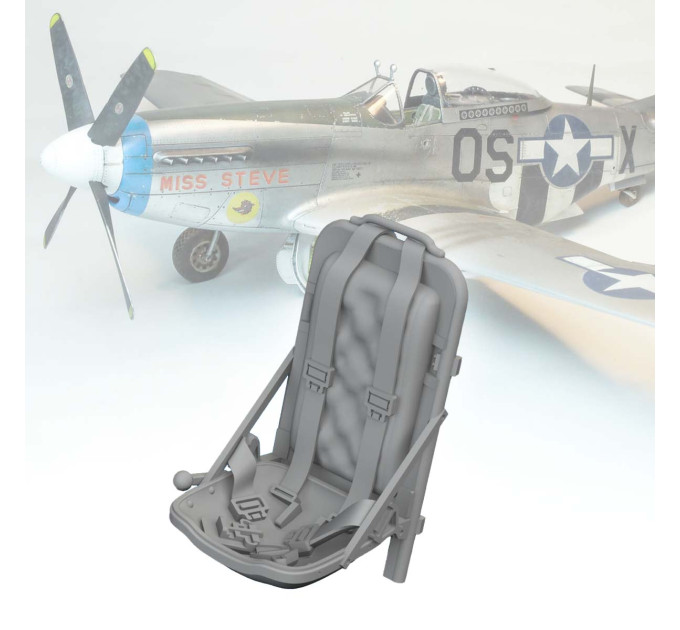 Крісло пілота P-51D ДРУК 1/72 Eduard 672413