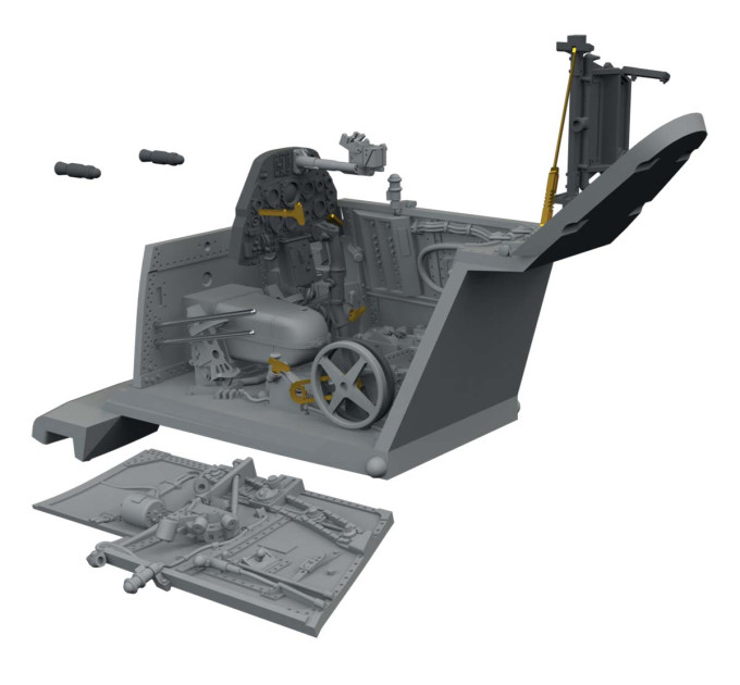 Кабіна пілота Bf 109K-4 ДРУК 1/72 Eduard 672459