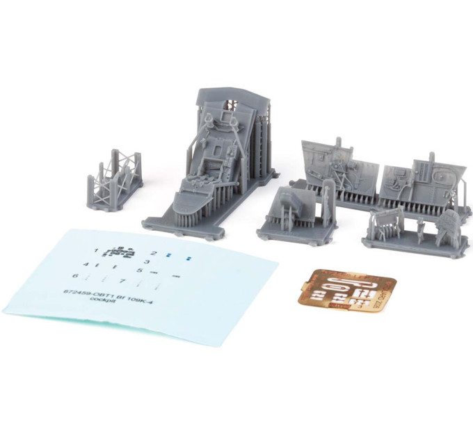 Кабіна пілота Bf 109K-4 ДРУК 1/72 Eduard 672459