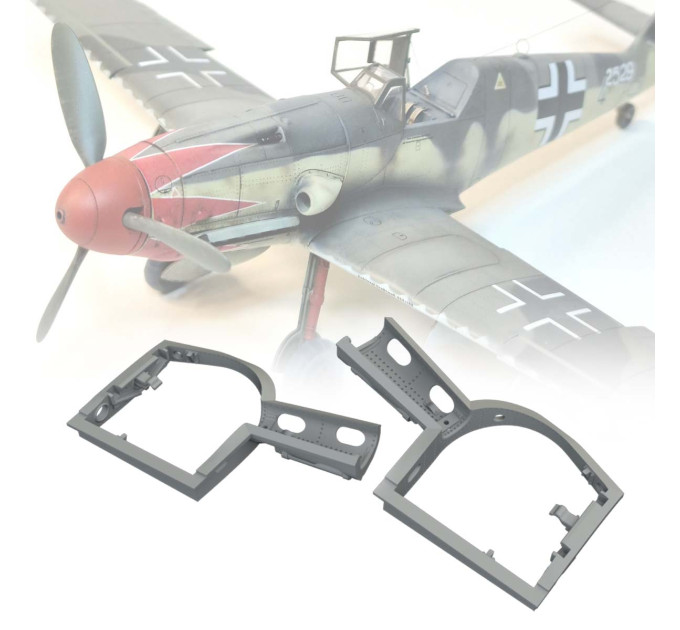 Ніші шасі Bf 109K-4 1/72 Eduard 672460