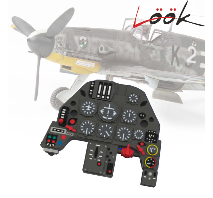 Панель приладів Bf 109G-2 1/72 Eduard 674004