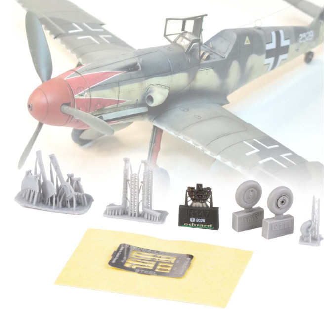Bf 109K-4 LööKplus 1/72 Eduard 674071